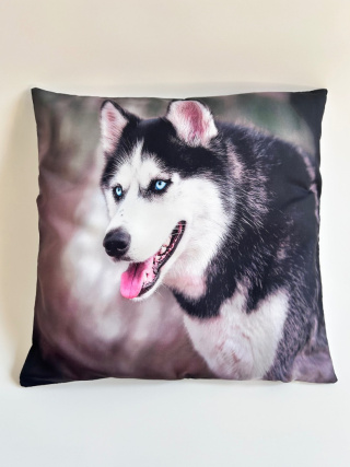 Poszewka na poduszkę z Husky Syberyjskim