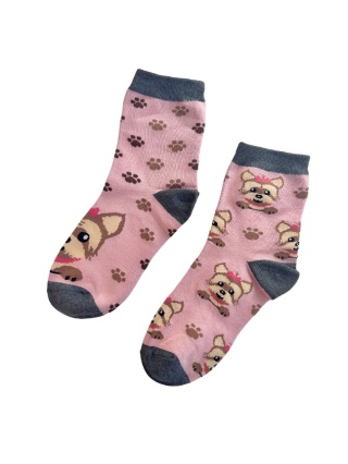 Skarpetki w Yorki Damskie (różowe)