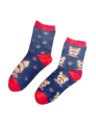 Skarpetki w Yorki Damskie (granatowe)