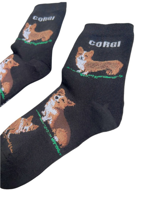 Skarpetki Corgi Dziecięce (czarne)