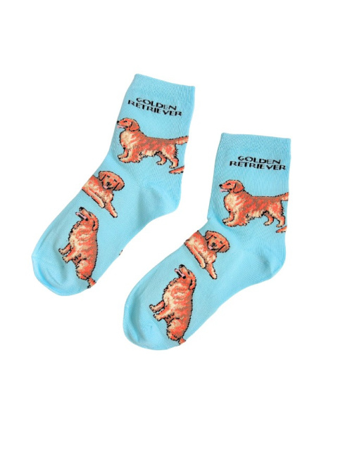 Skarpetki Golden Retriever Dziecięce (niebieskie)