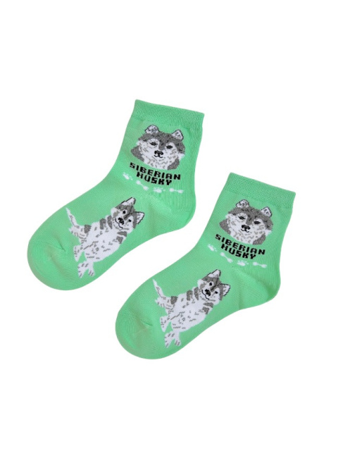 Skarpetki Husky Dziecięce (zielone) Skarpetki Husky Dziecięce (zielone)