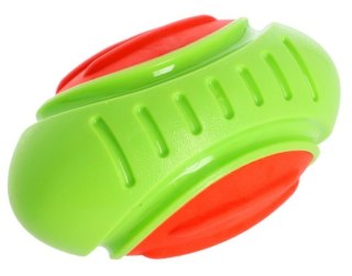 Dingo Zabawka dla psa piłka piszcząca - Guma TPR - Rugby Dent 17cm