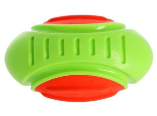 Dingo Zabawka dla psa piłka piszcząca - Guma TPR - Rugby Dent 17cm
