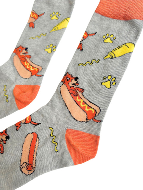 Skarpetki męskie w Jamniki Hot Dog