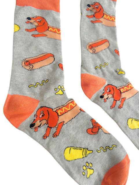 Skarpetki męskie w Jamniki Hot Dog
